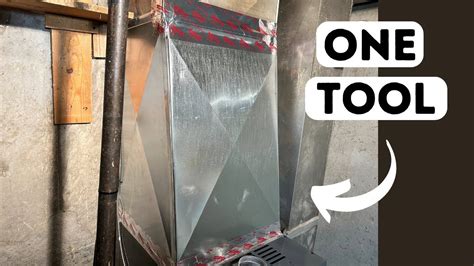 sheet metal fabrication youtube furnace replacement|sheet metal ductwork transition.